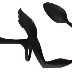 Couples Choice RC Multi Function Couple's Vibrator, Silikon, wasserdicht, wiederaufladbar, 10 Modi, Fernbedienung, 5 Toys in einem Couples Choice RC Multi Function Couple's Vibrator, Silikon, wasserdicht, wiederaufladbar, 10 Modi, Fernbedienung, 5 Toys in einem – Bild 3