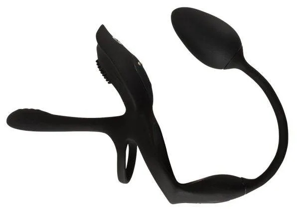 Couples Choice RC Multi Function Couple's Vibrator, Silikon, wasserdicht, wiederaufladbar, 10 Modi, Fernbedienung, 5 Toys in einem Couples Choice RC Multi Function Couple's Vibrator, Silikon, wasserdicht, wiederaufladbar, 10 Modi, Fernbedienung, 5 Toys in einem