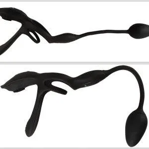 Couples Choice RC Multi Function Couple's Vibrator, Silikon, wasserdicht, wiederaufladbar, 10 Modi, Fernbedienung, 5 Toys in einem Couples Choice RC Multi Function Couple's Vibrator, Silikon, wasserdicht, wiederaufladbar, 10 Modi, Fernbedienung, 5 Toys in einem – Bild 5