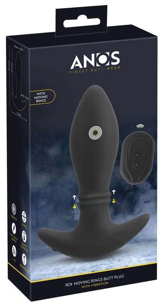 54033670000_verp ANOS RC Moving Rings Vibro-Analplug - Intensive anale Massage!
