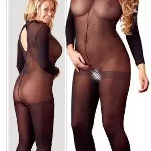 NO:XQSE Catsuit ouvert - Aufregend transparenter Langarm-Catsuit XL/2XL NO:XQSE Catsuit ouvert - Aufregend transparenter Langarm-Catsuit XL/2XL – Bild 8