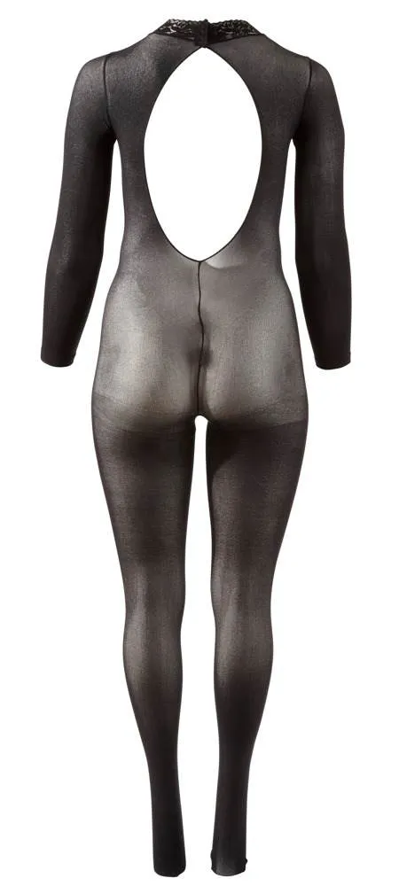 NO:XQSE Catsuit ouvert - Aufregend transparenter Langarm-Catsuit XL/2XL NO:XQSE Catsuit ouvert - Aufregend transparenter Langarm-Catsuit XL/2XL