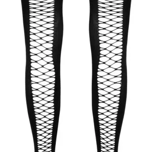Cottelli LEGWEAR Netz-Overknees mit Silikonband und Netz-Einsatz M/L Cottelli LEGWEAR Netz-Overknees mit Silikonband und Netz-Einsatz M/L – Bild 6