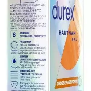 Durex Hautnah XXL Kondome - dünn & befeuchtet (8 Stück) Durex Hautnah XXL Kondome - dünn & befeuchtet (8 Stück) – Bild 8
