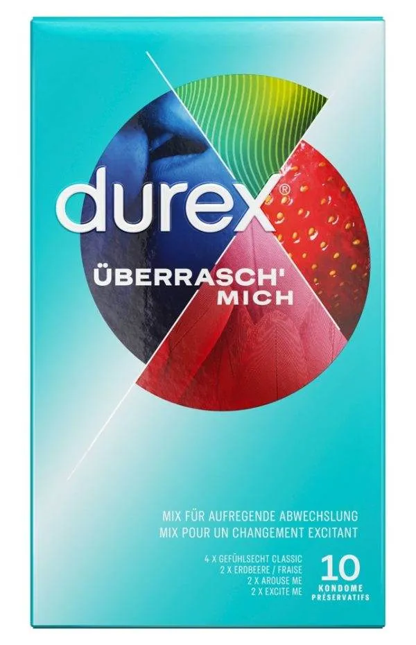 04157740000_nor_a Durex Überrasch' Mich Vorratspackung 10er, verschied. Sorten
