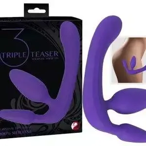Strapless Strap-On - Doppelte Stimulation | Gemeinsames Vergnügen Lila Strapless Strap-On - Doppelte Stimulation | Gemeinsames Vergnügen Lila – Bild 6