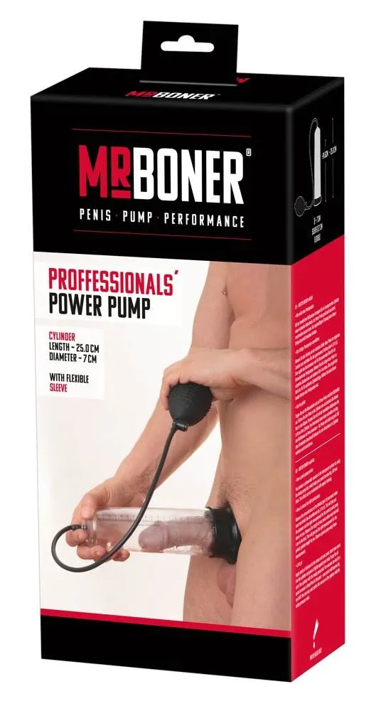 Mister Boner - Power Pump mit Messskala Mister Boner - Power Pump mit Messskala
