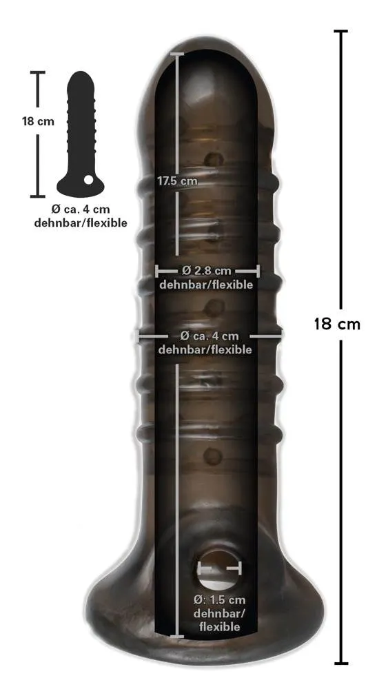 Rebel Intense Lustgefühl - Penishülle mit Hodenöffnung Rauch Rebel Intense Lustgefühl - Penishülle mit Hodenöffnung Rauch