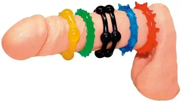 You2Toys Marathon-Ringe: 5-teiliges Penisring-Set für langanhaltenden, ekstatischen Sex! verschieden You2Toys Marathon-Ringe: 5-teiliges Penisring-Set für langanhaltenden, ekstatischen Sex! verschieden