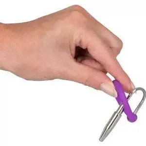 Silikon-Eichelring Dilator - Urethrale Freuden Lila, Silber Silikon-Eichelring Dilator - Urethrale Freuden Lila, Silber – Bild 6