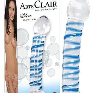You2Toys Glasdildo - Edler Spiral-Look transparent/blau You2Toys Glasdildo - Edler Spiral-Look transparent/blau – Bild 6