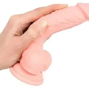 Medical Silicone Naturdildo - Praller Äderung & Saugfuß Medical Silicone Naturdildo - Praller Äderung & Saugfuß – Bild 6