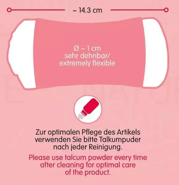 Nature Skin Double Pleasure - Masturbator mit Vagina und Anusöffnung Hautfarben hell/Schwarz Nature Skin Double Pleasure - Masturbator mit Vagina und Anusöffnung Hautfarben hell/Schwarz