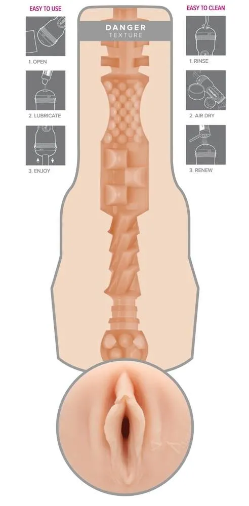 Dangerous Pleasure - Fleshlight Masturbator mit Abella Danger Intimabdruck Dangerous Pleasure - Fleshlight Masturbator mit Abella Danger Intimabdruck