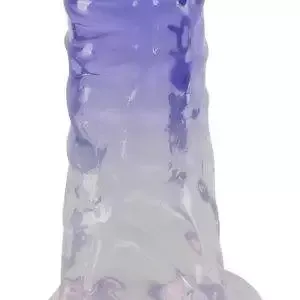 Crystal Naturdildo mit Saugfuß - Für intensive Stimulation Transparent/Lila Crystal Naturdildo mit Saugfuß - Für intensive Stimulation Transparent/Lila – Bild 7