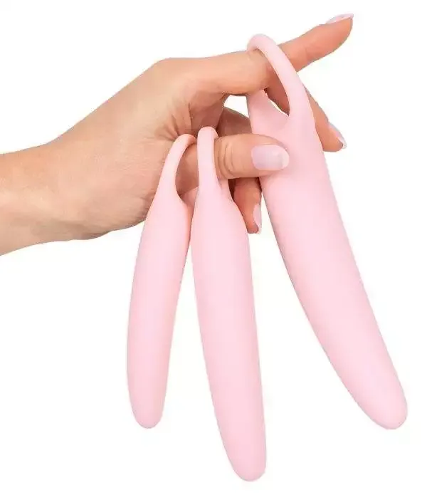 Sweet Smile Vaginaltrainer - 3er-Set, ideal gebogen, flexibel und biegsam Sweet Smile Vaginaltrainer - 3er-Set, ideal gebogen, flexibel und biegsam
