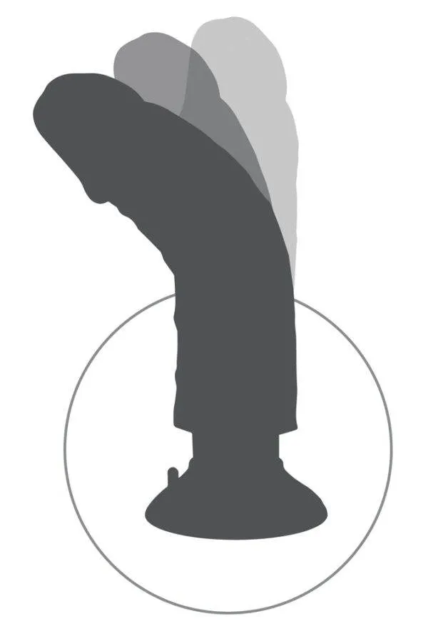 King Cock FlexiVibe - Biegsamer Naturvibrator mit Multispeed-Vibration Hautfarben hell/Schwarz King Cock FlexiVibe - Biegsamer Naturvibrator mit Multispeed-Vibration Hautfarben hell/Schwarz