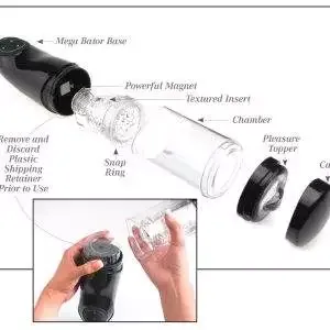 Pipedream Extreme Toyz - Mega-Bator Mund, automatischer Masturbator Rot/Schwarz/Transparent Pipedream Extreme Toyz - Mega-Bator Mund, automatischer Masturbator Rot/Schwarz/Transparent – Bild 6