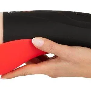 PDX Elite Masturbator - Hodenstimulator, Vibration & Saugfunktion Schwarz/Hautfarben hell/Rot PDX Elite Masturbator - Hodenstimulator, Vibration & Saugfunktion Schwarz/Hautfarben hell/Rot – Bild 6