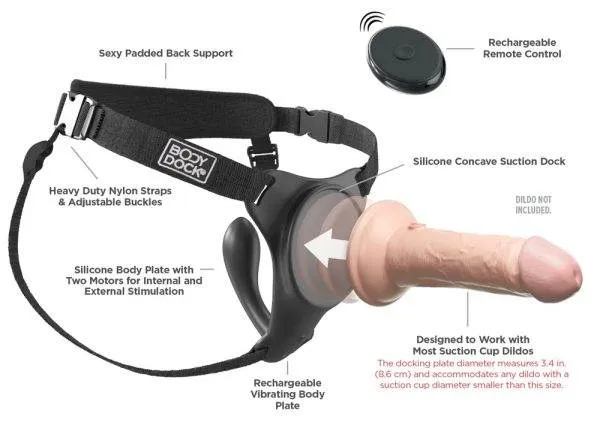 Body Dock G-Sport Pro Harness - Komfortabler Umschnallgurt mit Vibration Body Dock G-Sport Pro Harness - Komfortabler Umschnallgurt mit Vibration