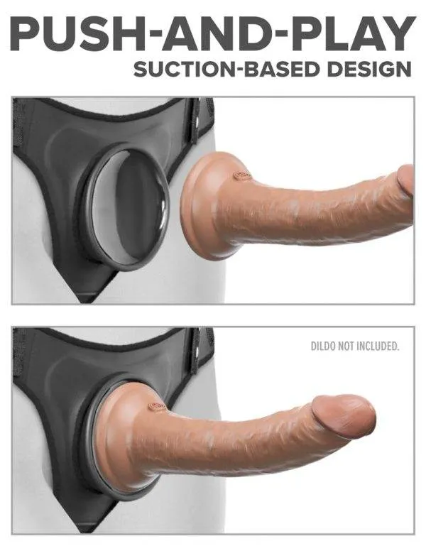 Body Dock Strap-On Suspenders - Komfortabler Umschnallgurt mit Silikon-Andockplatte Body Dock Strap-On Suspenders - Komfortabler Umschnallgurt mit Silikon-Andockplatte