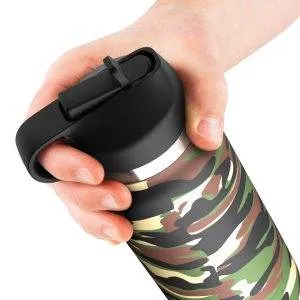 PDX Plus+ Fap Flask Happy Camper Masturbator, Tarnmuster, diskret, unterwegs, raffinierte Stimulationsstruktur, Flip-Top-Saugventil, Daumenschlaufe, lebensechtes Erlebnis, 23,8 cm, 600 g. PDX Plus+ Fap Flask Happy Camper Masturbator, Tarnmuster, diskret, unterwegs, raffinierte Stimulationsstruktur, Flip-Top-Saugventil, Daumenschlaufe, lebensechtes Erlebnis, 23,8 cm, 600 g. – Bild 4