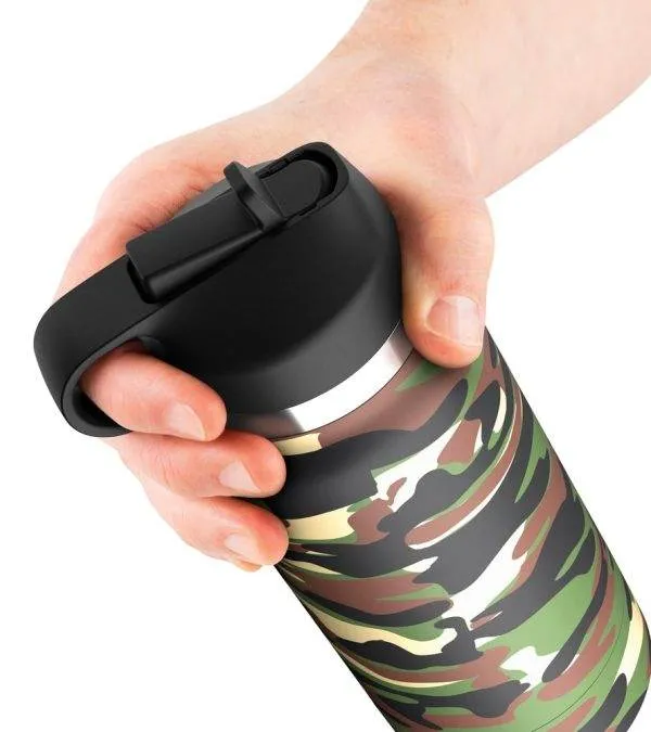 PDX Plus+ Fap Flask Happy Camper Masturbator, Tarnmuster, diskret, unterwegs, raffinierte Stimulationsstruktur, Flip-Top-Saugventil, Daumenschlaufe, lebensechtes Erlebnis, 23,8 cm, 600 g. PDX Plus+ Fap Flask Happy Camper Masturbator, Tarnmuster, diskret, unterwegs, raffinierte Stimulationsstruktur, Flip-Top-Saugventil, Daumenschlaufe, lebensechtes Erlebnis, 23,8 cm, 600 g.