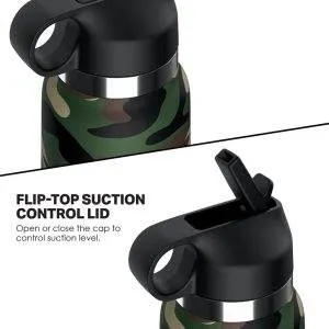 PDX Plus+ Fap Flask Happy Camper Masturbator, Tarnmuster, diskret, unterwegs, raffinierte Stimulationsstruktur, Flip-Top-Saugventil, Daumenschlaufe, lebensechtes Erlebnis, 23,8 cm, 600 g. PDX Plus+ Fap Flask Happy Camper Masturbator, Tarnmuster, diskret, unterwegs, raffinierte Stimulationsstruktur, Flip-Top-Saugventil, Daumenschlaufe, lebensechtes Erlebnis, 23,8 cm, 600 g. – Bild 5