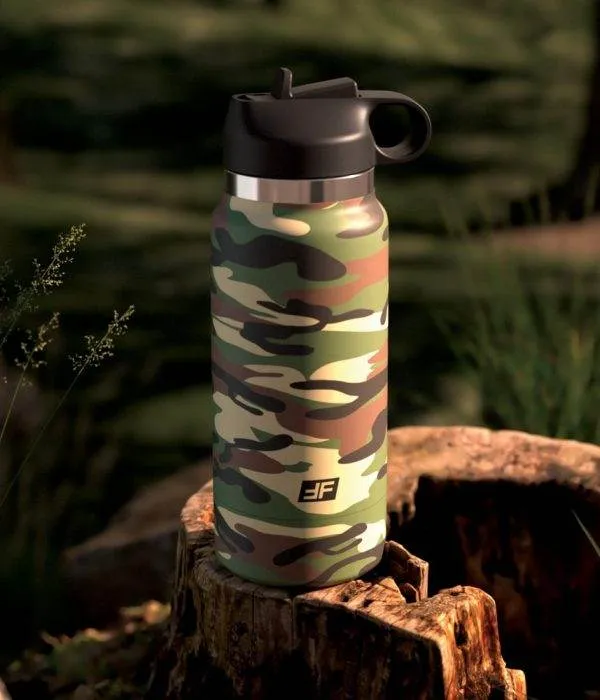 PDX Plus+ Fap Flask Happy Camper Masturbator, Tarnmuster, diskret, unterwegs, raffinierte Stimulationsstruktur, Flip-Top-Saugventil, Daumenschlaufe, lebensechtes Erlebnis, 23,8 cm, 600 g. PDX Plus+ Fap Flask Happy Camper Masturbator, Tarnmuster, diskret, unterwegs, raffinierte Stimulationsstruktur, Flip-Top-Saugventil, Daumenschlaufe, lebensechtes Erlebnis, 23,8 cm, 600 g.