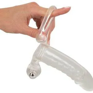 Crystal Clear Vibrating Sleeve - Penishülle mit Hodenring und Vibration Crystal Clear Vibrating Sleeve - Penishülle mit Hodenring und Vibration – Bild 6