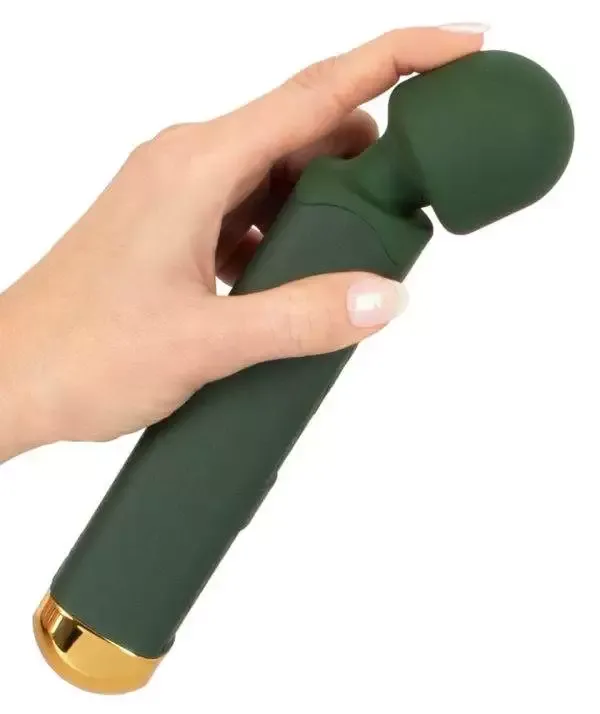 Emerald Love Luxus-Massagestab – 10 Vibrationsmodi, wasserdicht Grün/Gold Emerald Love Luxus-Massagestab – 10 Vibrationsmodi, wasserdicht Grün/Gold