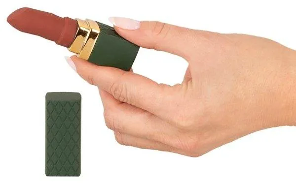 Emerald Love Lippenstift-Vibrator: Luxus-Minivibrator mit 10 Vibrationsmodi, Soft Touch-Spitze & wasserdicht Grün/Gold/Rot Emerald Love Lippenstift-Vibrator: Luxus-Minivibrator mit 10 Vibrationsmodi, Soft Touch-Spitze & wasserdicht Grün/Gold/Rot
