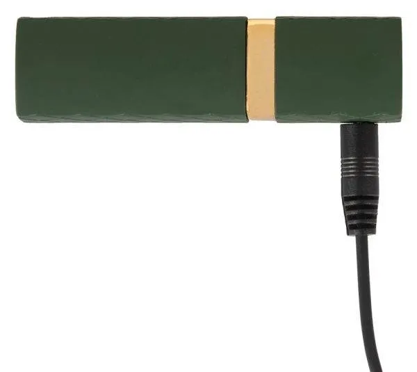 Emerald Love Lippenstift-Vibrator: Luxus-Minivibrator mit 10 Vibrationsmodi, Soft Touch-Spitze & wasserdicht Grün/Gold/Rot Emerald Love Lippenstift-Vibrator: Luxus-Minivibrator mit 10 Vibrationsmodi, Soft Touch-Spitze & wasserdicht Grün/Gold/Rot
