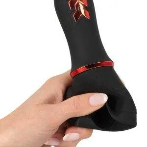 Rebel Eichelvibrator - 10 Vibrationsmodi, handlich Schwarz/Rot Rebel Eichelvibrator - 10 Vibrationsmodi, handlich Schwarz/Rot – Bild 8