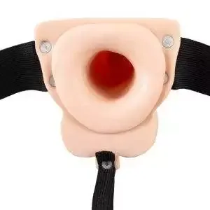 You2Toys Vibrating Strap-On Sleeve - Hohler Naturdildo mit Vibration You2Toys Vibrating Strap-On Sleeve - Hohler Naturdildo mit Vibration – Bild 8