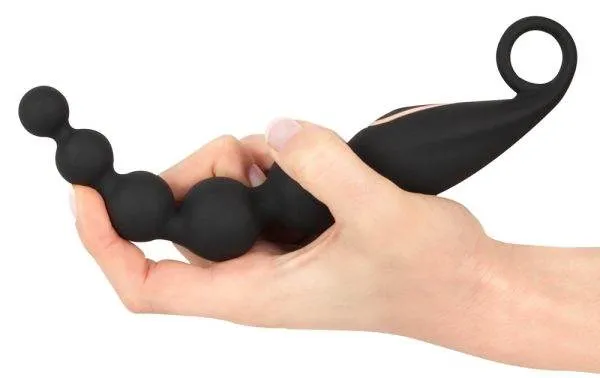 ANOS Analvibrator - Flexibles Kugeldesign, 7 Vibrationsmodi Schwarz/Rosegold ANOS Analvibrator - Flexibles Kugeldesign, 7 Vibrationsmodi Schwarz/Rosegold