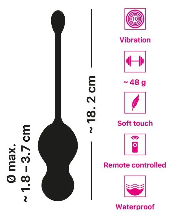 You2Toys Vibrokugeln RC Duo Love Balls - 10 Vibrationsmodi You2Toys Vibrokugeln RC Duo Love Balls - 10 Vibrationsmodi