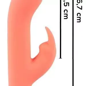 Peachy Mini Rabbit Vibrator - Kompakt & kraftvoll, 10 Vibrationsmodi Koralle/Gold Peachy Mini Rabbit Vibrator - Kompakt & kraftvoll, 10 Vibrationsmodi Koralle/Gold – Bild 8