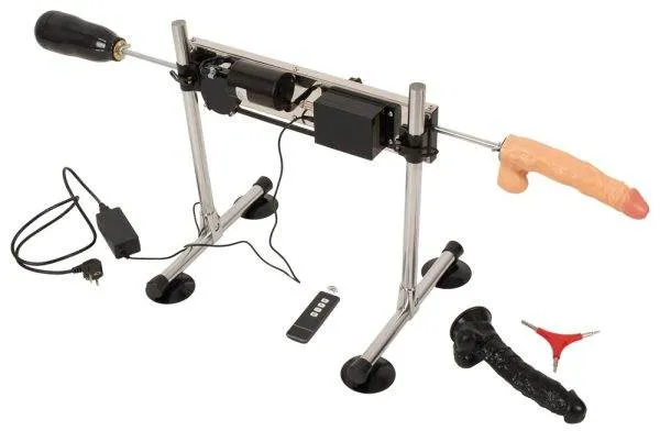 The Banger - Strombetriebene Sex-Maschine mit Dildos und Masturbator The Banger - Strombetriebene Sex-Maschine mit Dildos und Masturbator