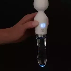 Liaison Wand - Edel eleganter Wand LED Vibrator Weiß/Transparent Liaison Wand - Edel eleganter Wand LED Vibrator Weiß/Transparent – Bild 7
