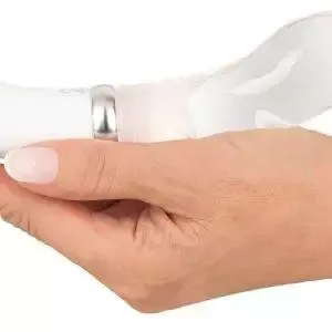 Liaison G-Spot - Silikon-Glas Vibrator Weiß/Transparent Liaison G-Spot - Silikon-Glas Vibrator Weiß/Transparent – Bild 6