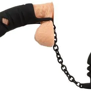 Black Velvets Cock Cage mit Hodenring und Analplug Black Velvets Cock Cage mit Hodenring und Analplug – Bild 6