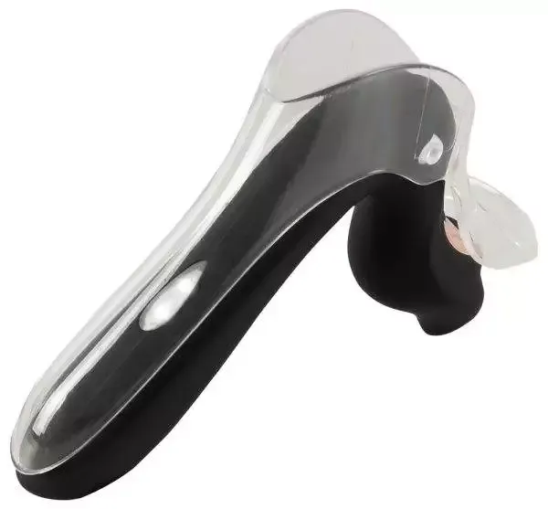 Bad Kitty LED Vibrations-Spekulum Schwarz/Transparent Bad Kitty LED Vibrations-Spekulum Schwarz/Transparent