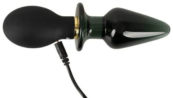 ANOS Double-Ended Vibro-Analplug - Silikon & Glas ANOS Double-Ended Vibro-Analplug - Silikon & Glas