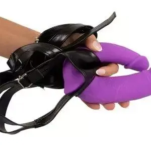Sweet Smile Super Soft Double - Strap-On mit herausnehmbarem Doppeldildo Lila/Schwarz Sweet Smile Super Soft Double - Strap-On mit herausnehmbarem Doppeldildo Lila/Schwarz – Bild 8
