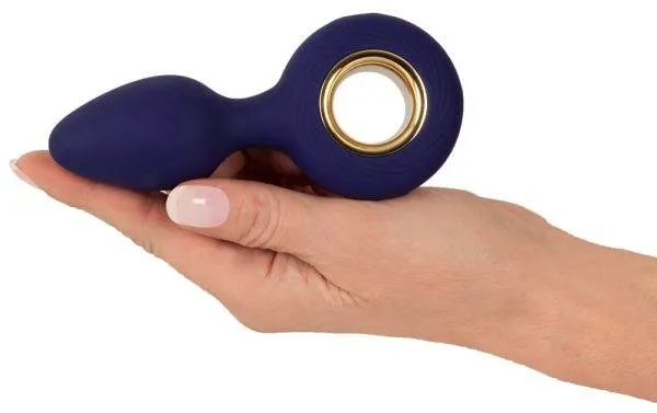 Sweet Smile Analplug mit 12 Vibrationsmodi Lila/Gold Sweet Smile Analplug mit 12 Vibrationsmodi Lila/Gold