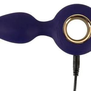 Sweet Smile Analplug mit 12 Vibrationsmodi Lila/Gold Sweet Smile Analplug mit 12 Vibrationsmodi Lila/Gold – Bild 7