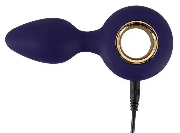 Sweet Smile Analplug mit 12 Vibrationsmodi Lila/Gold Sweet Smile Analplug mit 12 Vibrationsmodi Lila/Gold