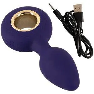 Sweet Smile Analplug mit 12 Vibrationsmodi Lila/Gold Sweet Smile Analplug mit 12 Vibrationsmodi Lila/Gold – Bild 8
