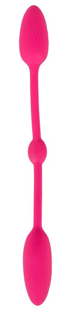 Sweet Smile RC Double Pleasure Love Balls - Vibrobullets, Silikonband, 2 Motoren, 10 Vibrationsmodi, wasserdicht, wiederaufladbar, flexibel, lila Sweet Smile RC Double Pleasure Love Balls - Vibrobullets, Silikonband, 2 Motoren, 10 Vibrationsmodi, wasserdicht, wiederaufladbar, flexibel, lila